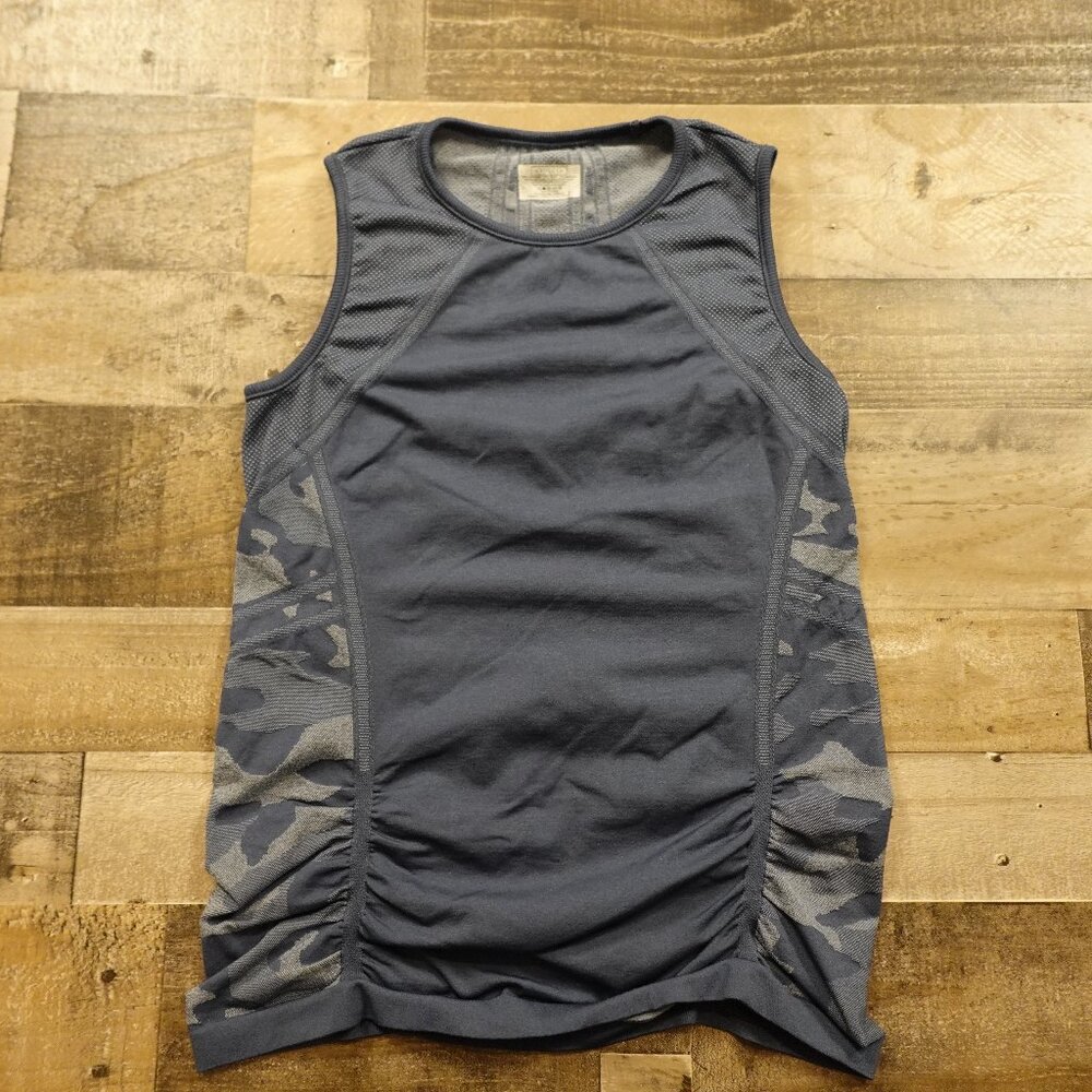 Athleta Camo Fastest Track Tank Top – Women’s Large Steel Blue